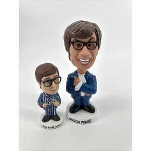 Austin Powers Mike Myers Movie Wacky Wobbler Bobblehead 1999 W/Mini Wobbler